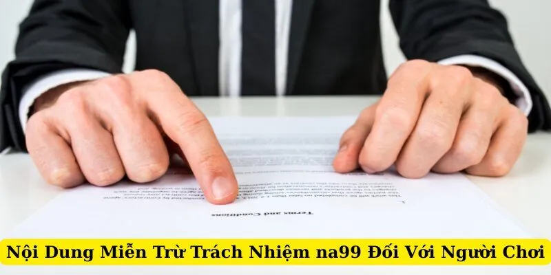 Nội Dung Miễn Trừ Trách Nhiệm na99